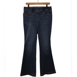 Spanx, Flare Jeans, Pull On Style, Tummy Taper, Stretchy, Dark Denim, Women Lg P